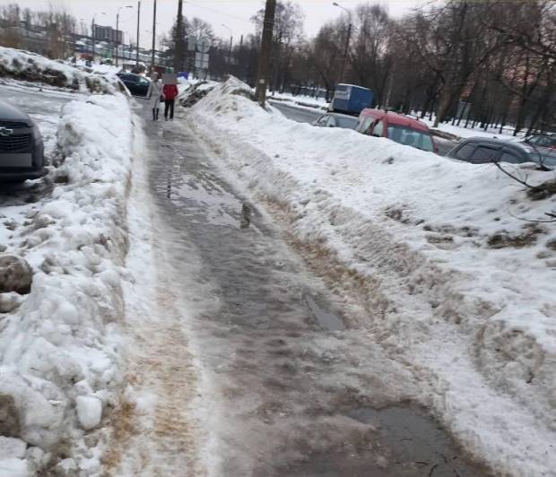 Циклон «Вера» усугубил проблемы уборки снега и наледи в Петербурге