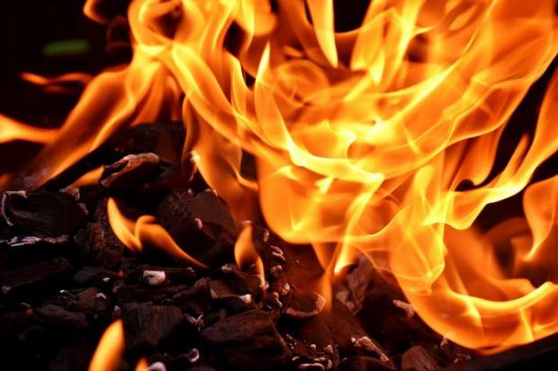 Крупный природный пожар зафиксирован в Новомалыклинском районе