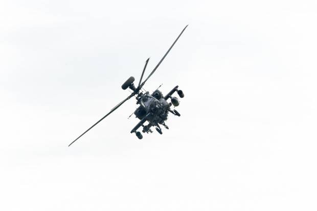 Минобороны РФ Экипажи вертолетов Ка52 успешно уничтожают пункт управления и бронетехнику ВСУ